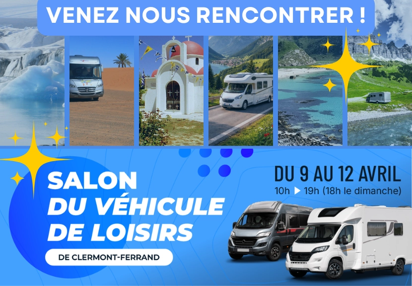 Notre agence présente au Salon du véhicule de loisirs de Clermont-Ferrand 2026