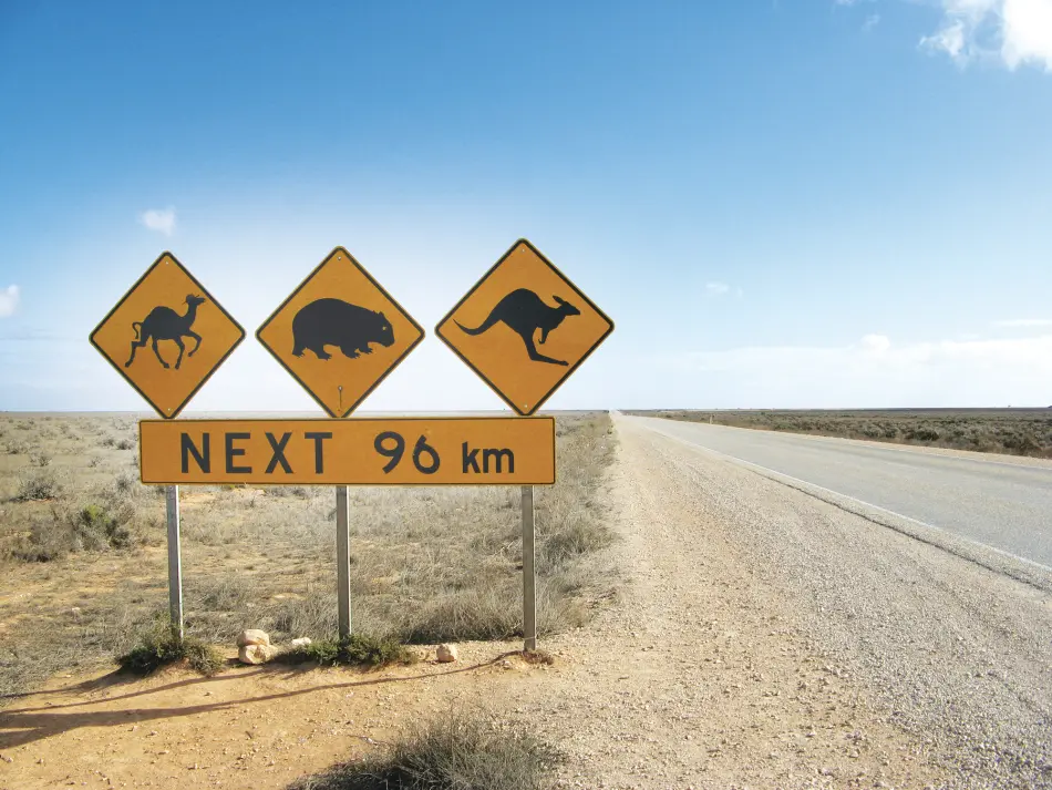 Panneau Australie