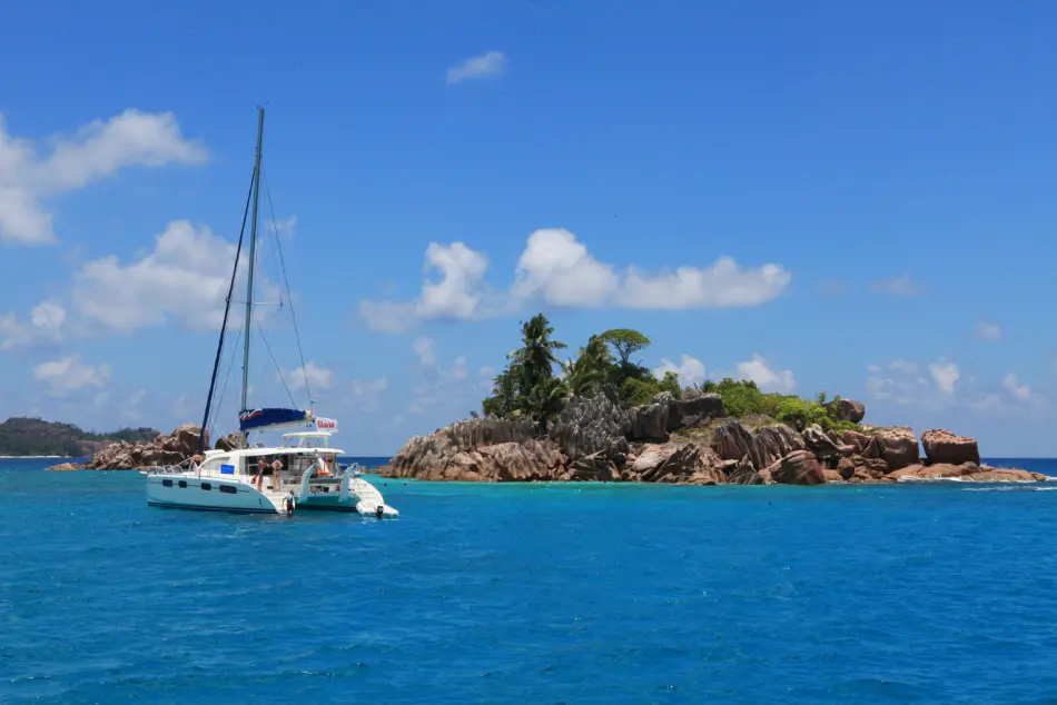 Catamaran aux Seychelles