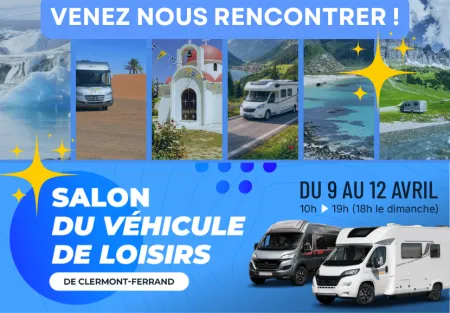 Notre agence présente au Salon du véhicule de loisirs de Clermont-Ferrand 2026
