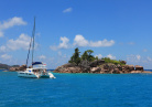 Catamaran aux Seychelles