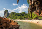 Plage sud de la Thailande