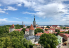 Vue sur les toits de Tallinn