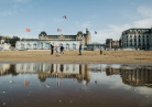 Cerf volant sur la plage d'Houlgate