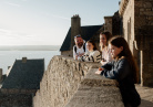 Sur le remparts du Mont Sint Michel