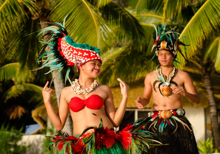 Danseurs tahitiens