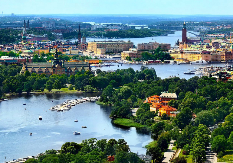 Vue générale de Stockholm