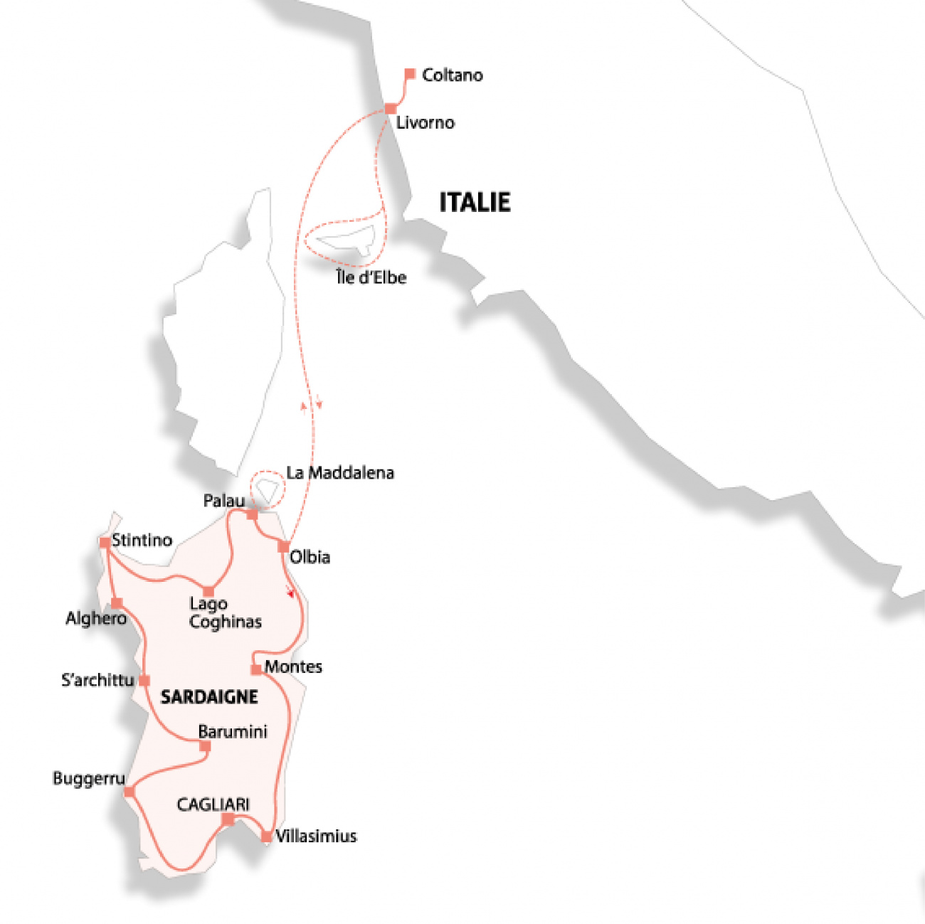 Voyage En Sardaigne En Camping Car Location Circuit